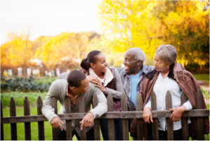 Family and fence
