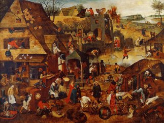 Bruegel-village-scene